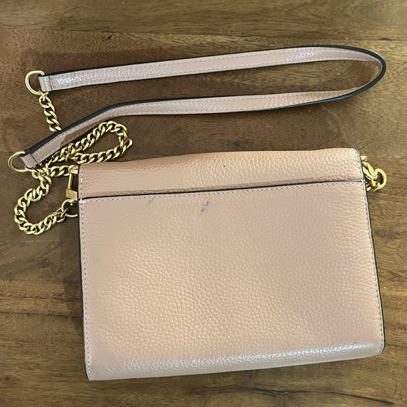 Tory Burch Blush Crossbody Bag with Gold Accents - Picture 10 of 13